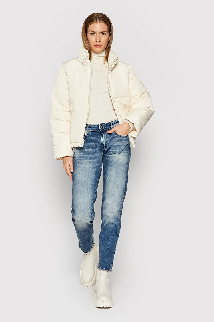 Куртка стьобана Wrangler Short Puffer Regular Fit (W4Q3YJX3C) Білий