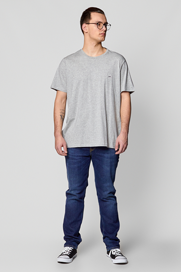 Футболка LEE Patch Logo Tee Regular Fit (L60UFQ37) Серый