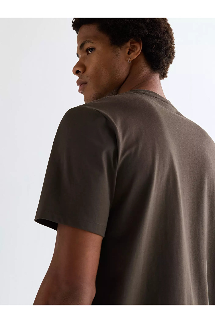 Футболка Wrangler EMBROIDERY TEE Regular Fit (112377991) Коричневый