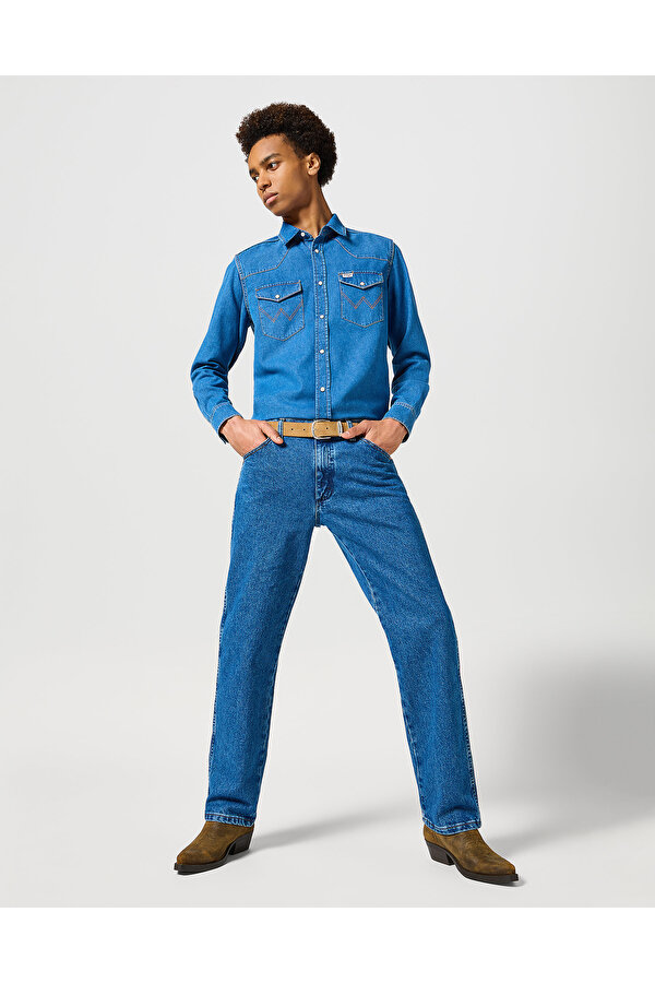 Джинси Wrangler 13MWZ Boot Fit (112358496) Голубий