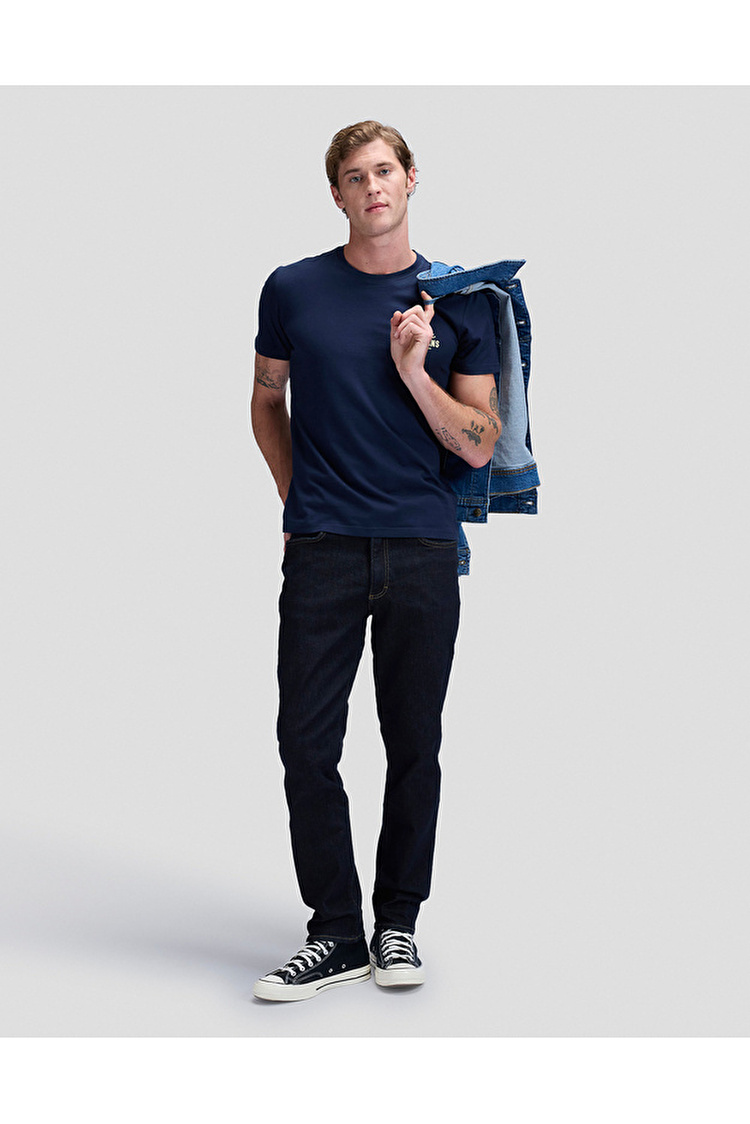 Футболка LEE Small Logo Tee Relaxed Fit (112376517) Синий