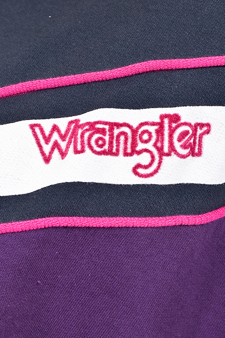 Світшот Wrangler Logo Sweatshirt Loose Fit (W6072HYWT) Фіолетовий