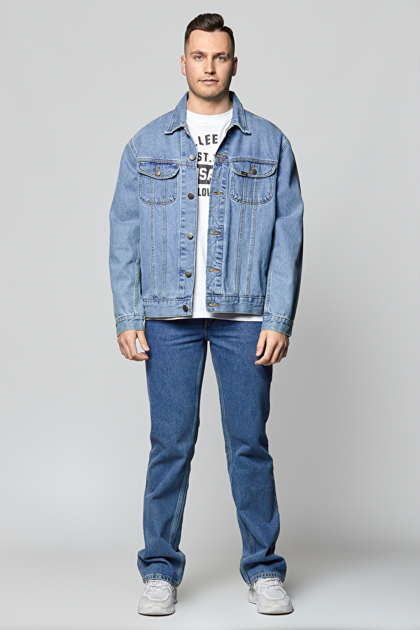 Куртка джинсовая Lee Rider Jacket Regular Fit (L89ZRDVA) Голубой