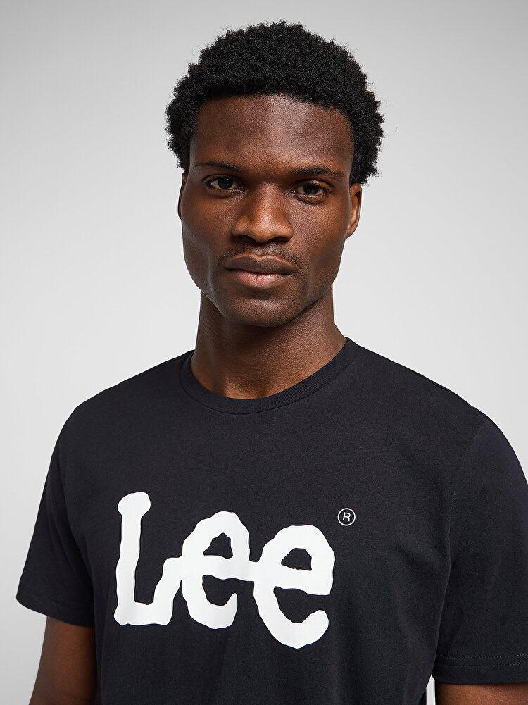 Футболка LEE WOBBLY LOGO TEE Regular Fit (112116120) Чорний
