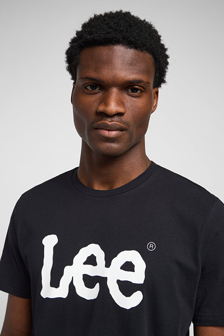 Футболка LEE WOBBLY LOGO TEE Regular Fit (112116120) Чорний