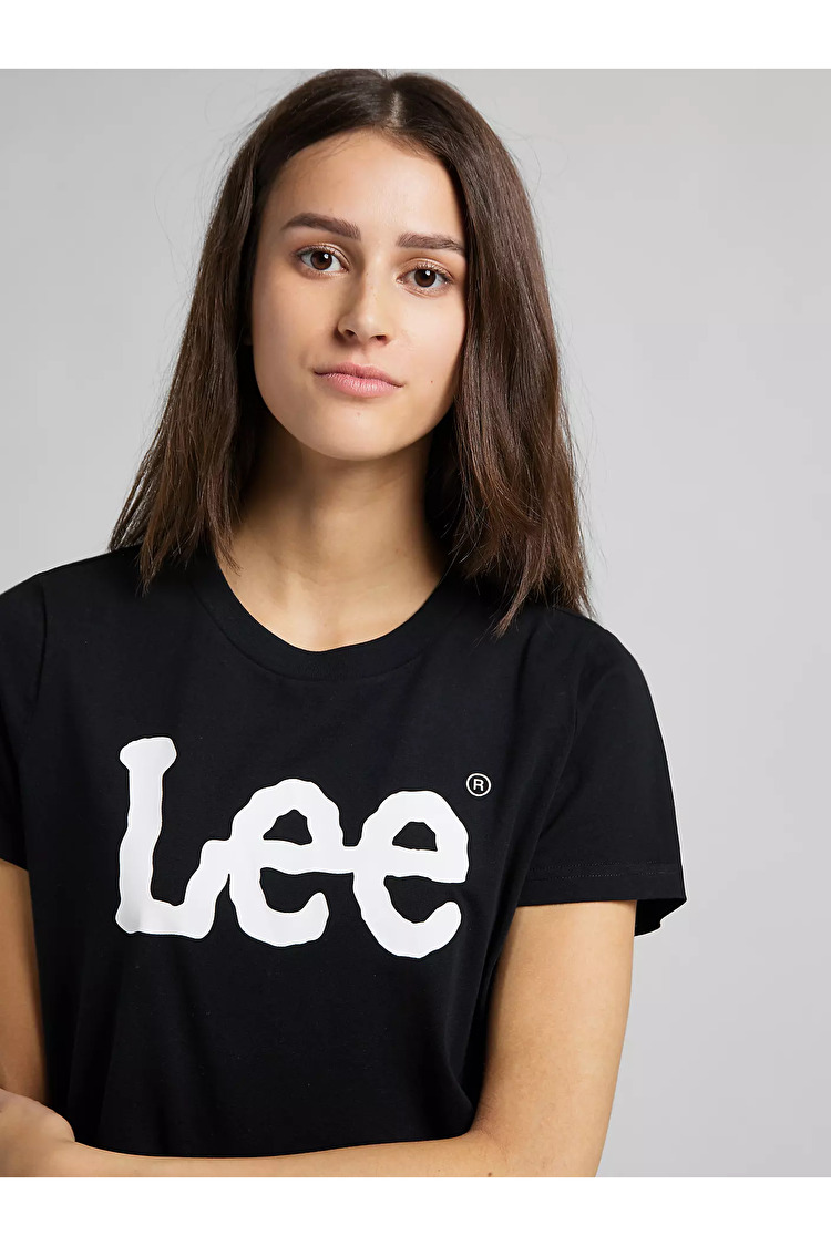 Футболка LEE Logo Tee Regular Fit (112109467) Чорний