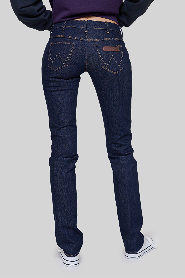 Джинси Wrangler Molly Straight Regular Fit (W26FX454T) Темно-синій
