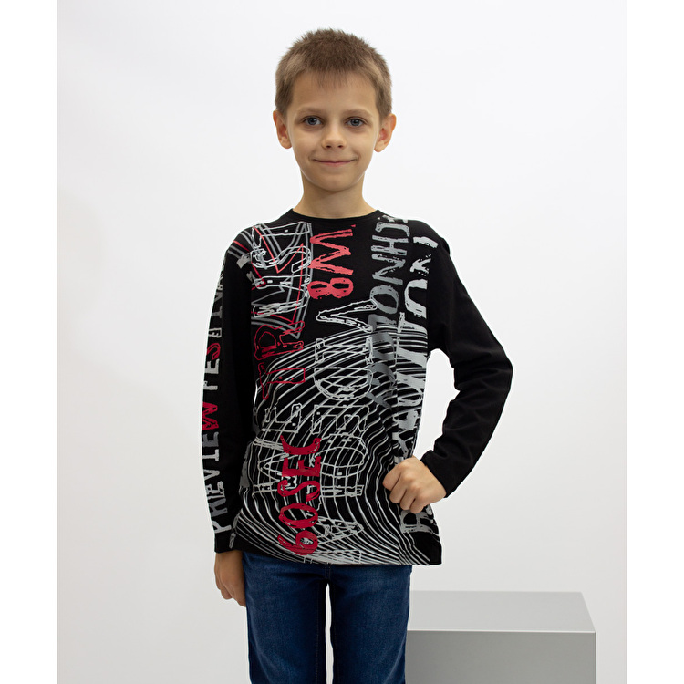 Футболка с длинным рукавом Losan Opt Junior (023-1062AA/63) Черный