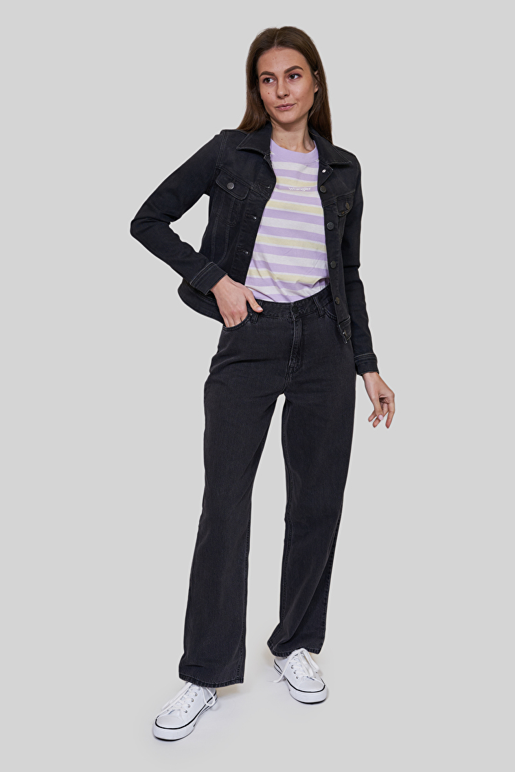 Джинси LEE Wide leg Loose Fit (L31ZNECY) Чорний