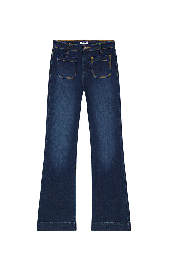 Джинсы Wrangler FLARE Flare (112351028) Синий