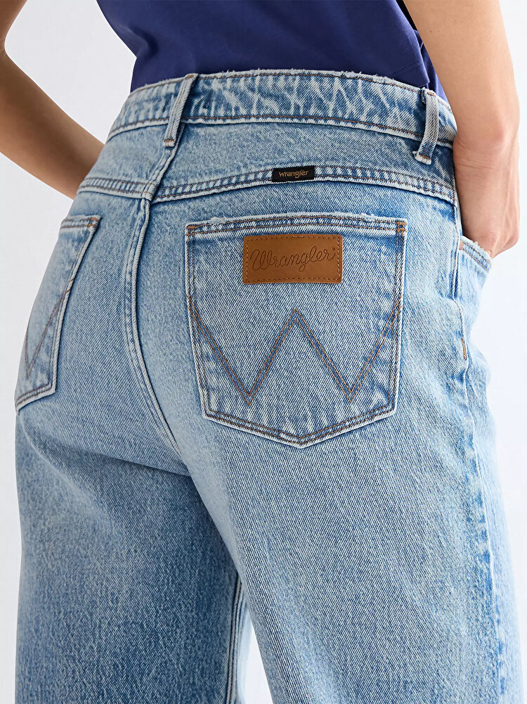 Джинси Wrangler Loose Straight Loose Fit (112378205) Блакитний