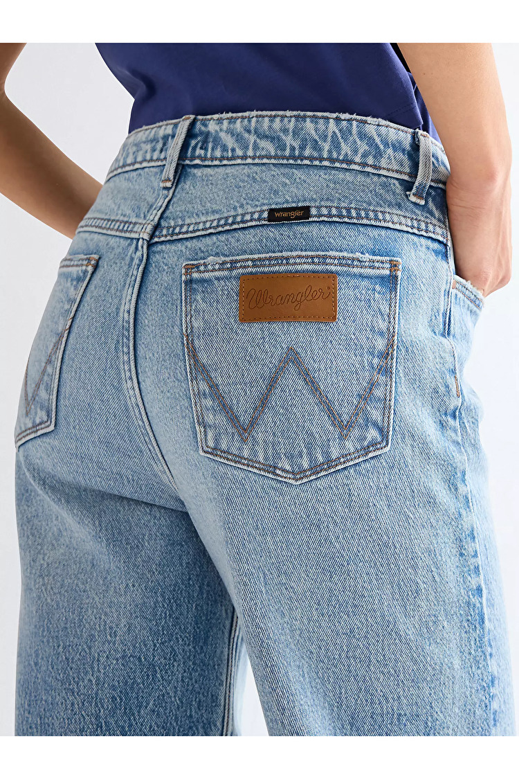 Джинси Wrangler Loose Straight Loose Fit (112378205) Блакитний