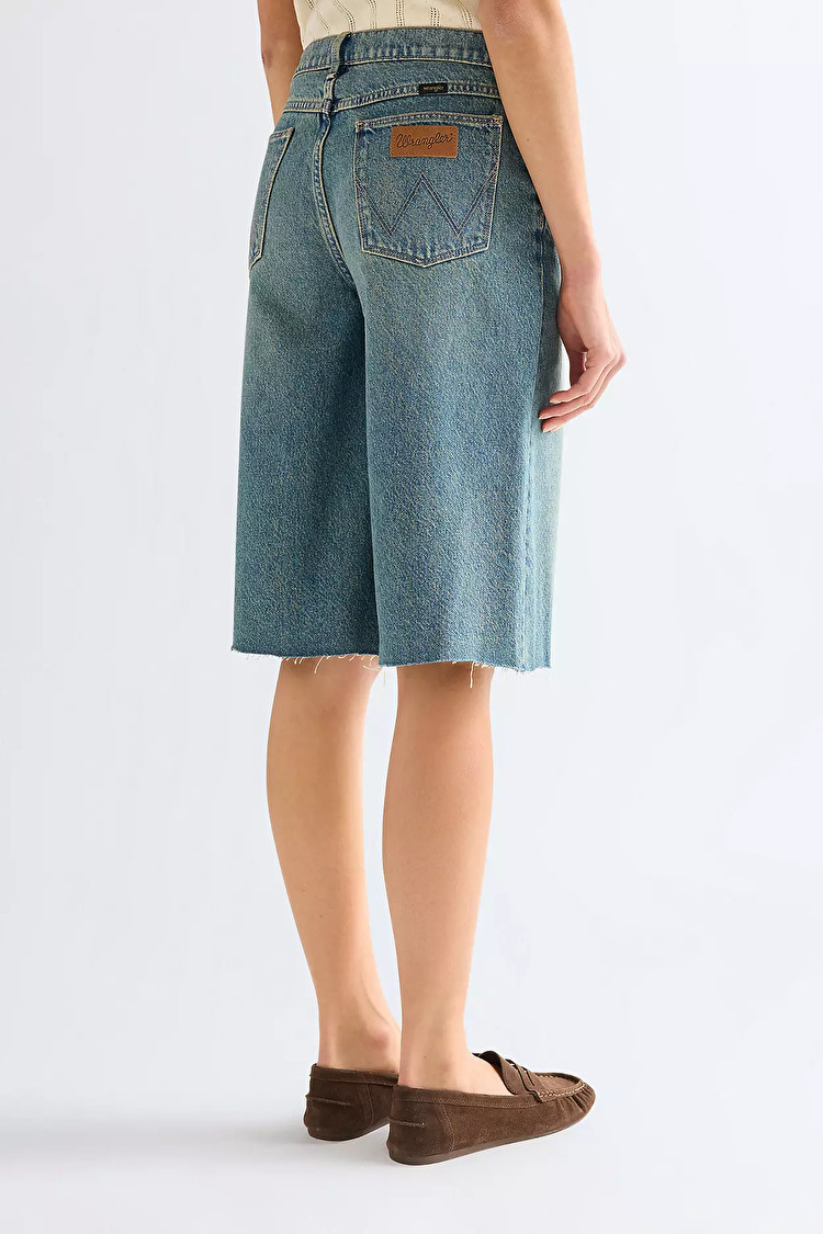 Шорты Wrangler LOW RISE JORT Loose Fit (112378219) Голубой