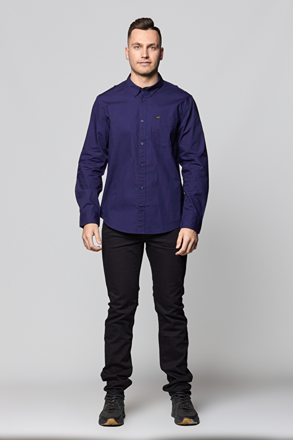 Сорочка LEE Lee Button Down Regular Fit (L880JK35) Темно-синій