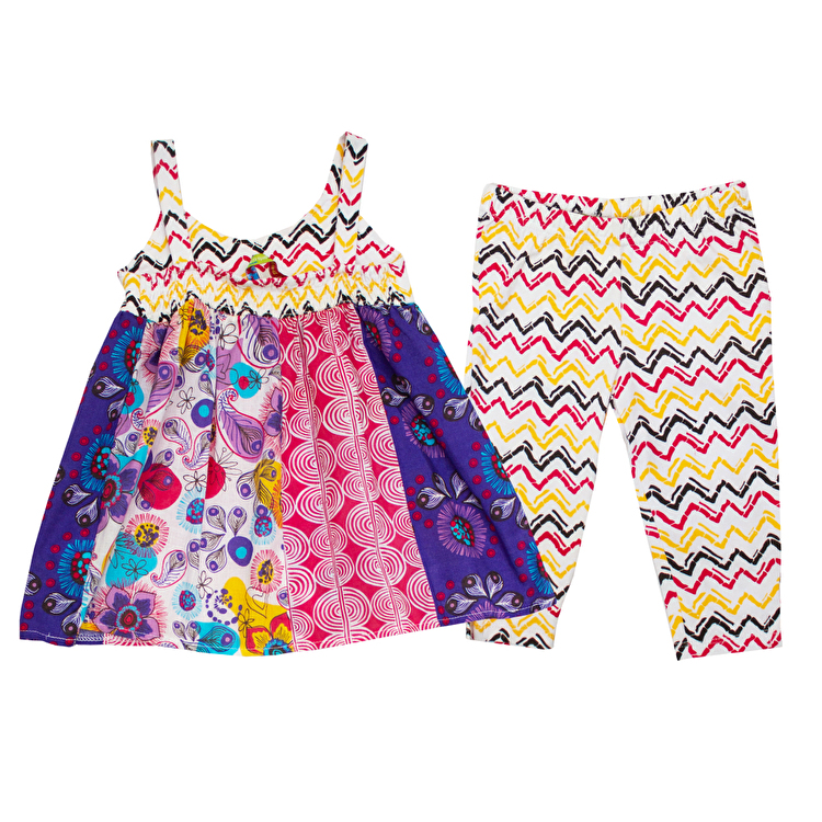 Комплект: Туніка з легінсами Losan Mc baby girls (116-8028AD/001) Різнокольоровий