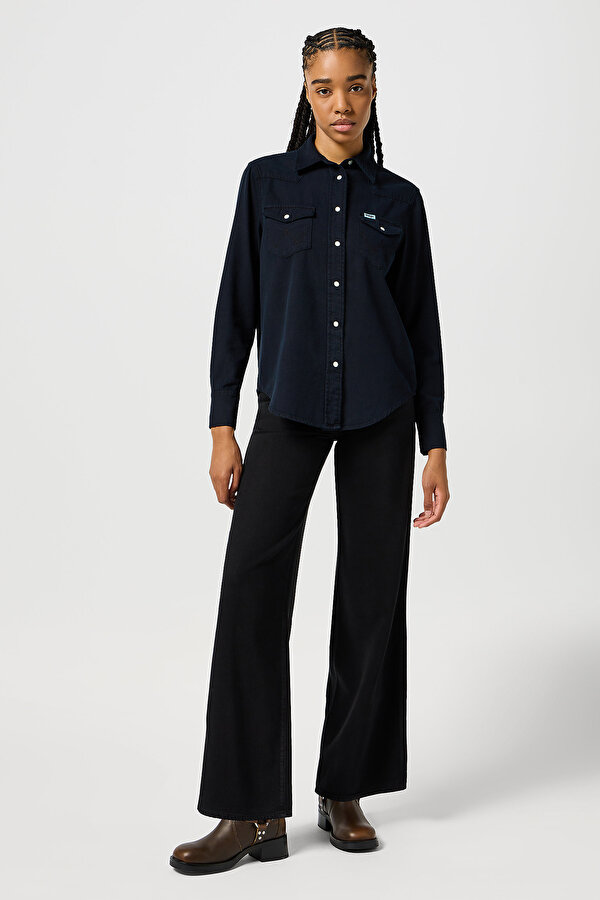 Джинси Wrangler WORLD WIDE WIDE LEG FIT (112356420) Чорний