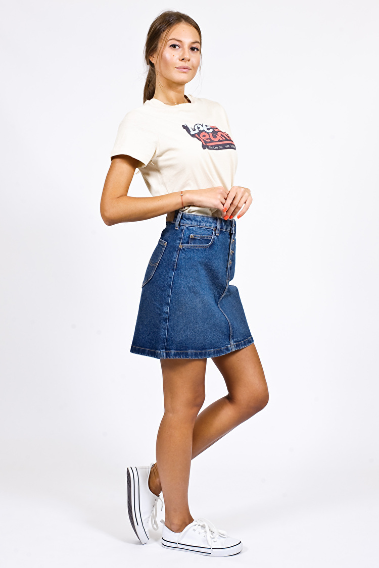 Юбка джинсовая LEE Button Fly A Line Sk BUTTON FLY A LINE SKIRT (L38MMWMN) Синий