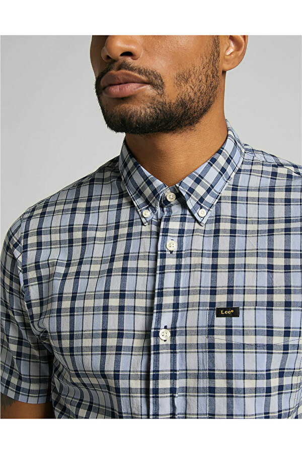 Рубашка LEE LEE BUTTON DOWN SS Regular Fit (L886KZLR) Голубой