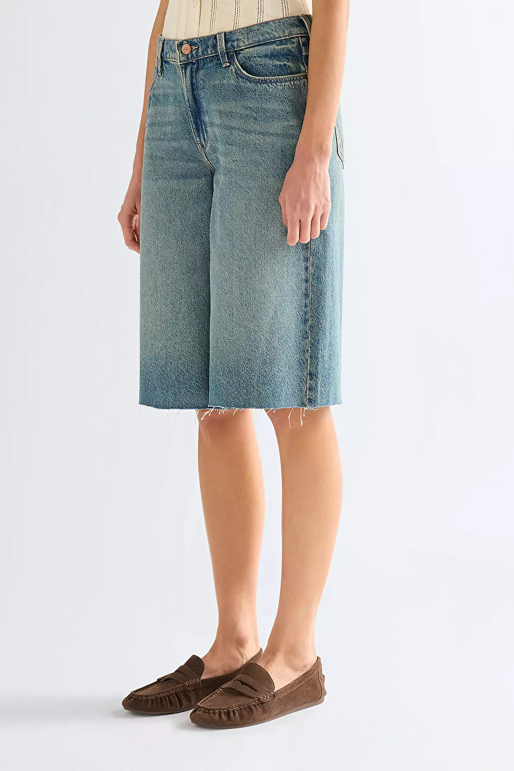 Шорты Wrangler LOW RISE JORT Loose Fit (112378219) Голубой