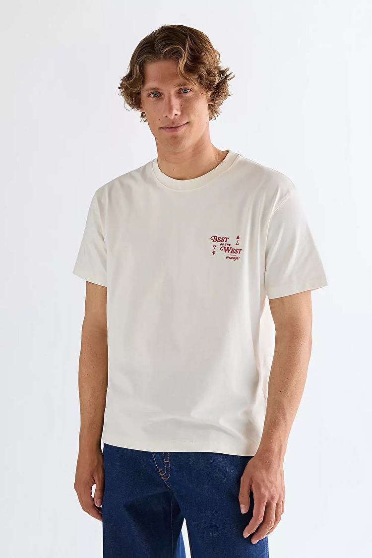 Футболка Wrangler VINTAGE TEE Vintage Fit (112378006) Белый