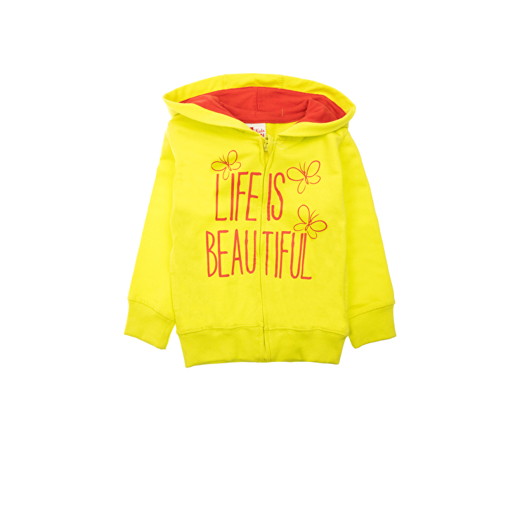 Толстовка Losan Kids girls (416-6601AD/20) Ярко-зеленый