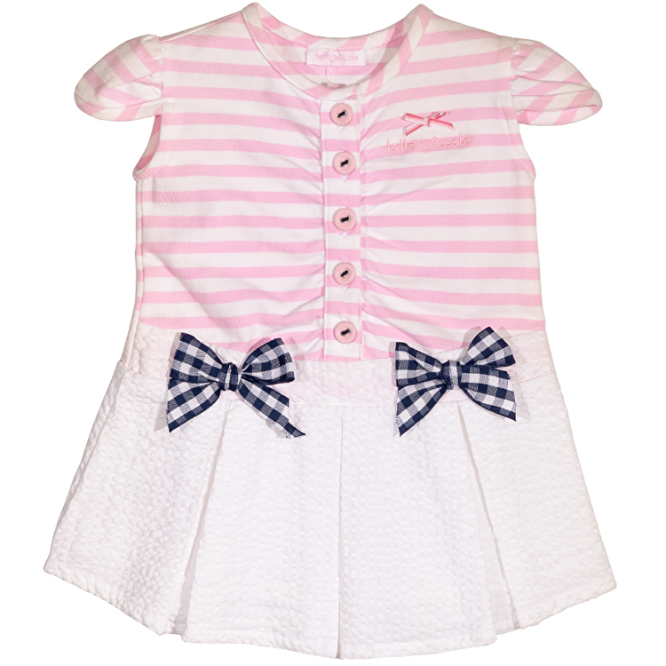 Сукня TUTTO PICOLO (5226) Біло-рожевий