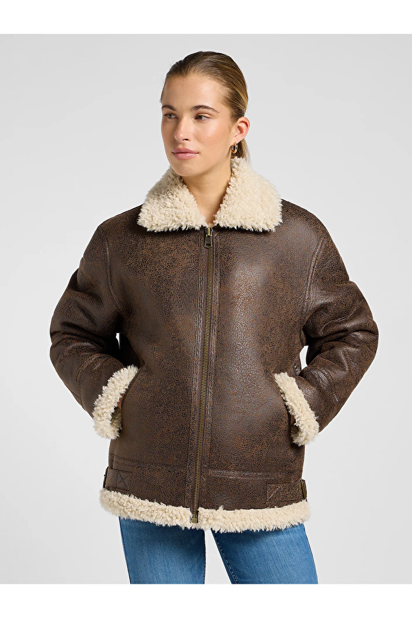 Куртка LEE AVIATOR JACKET Loose Fit (112371079) Коричневий