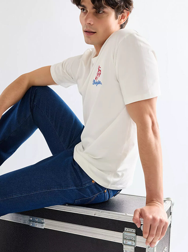 Футболка Wrangler EMBROIDERY TEE Regular Fit (112377987) Білий