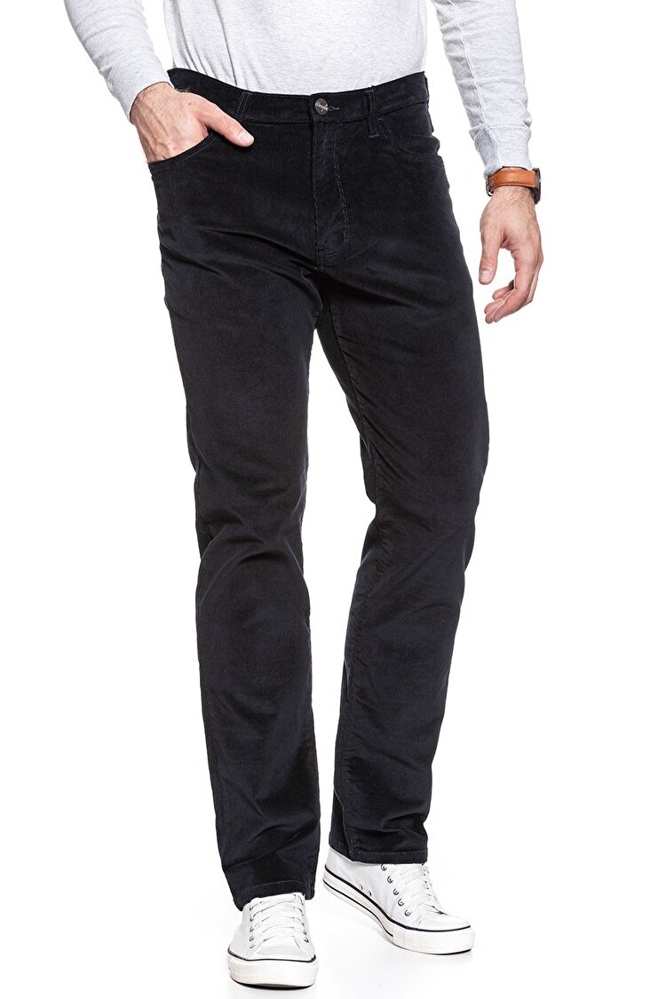 Брюки вельветовые Wrangler Arizona Regular Fit (W12OEC114) Темно-синий