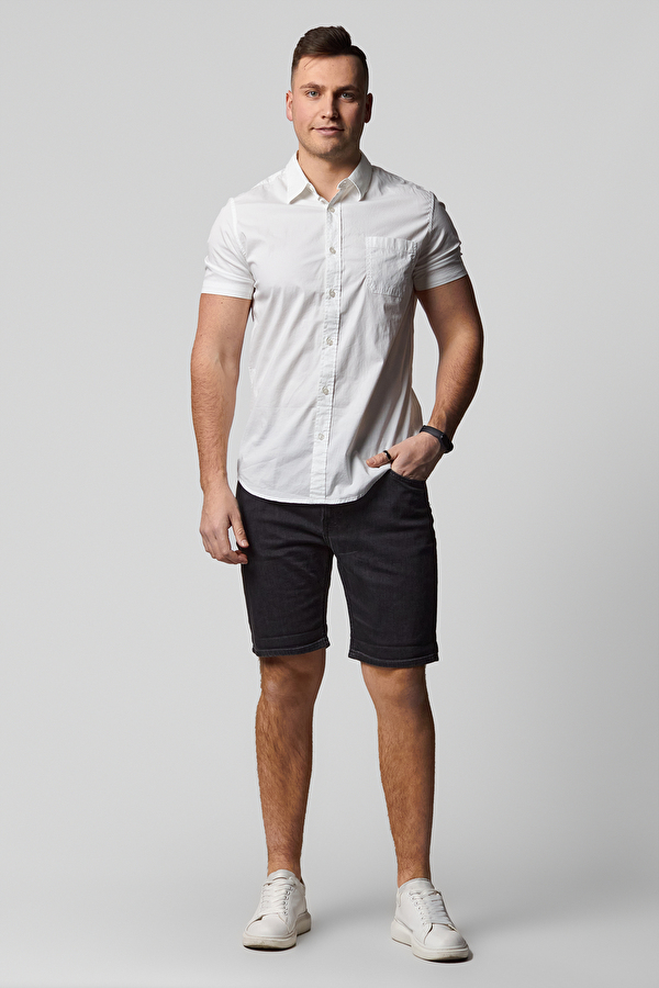 Шорты джинсовые LEE Rider Shorts Slim Fit (L73FNPQH) Черный