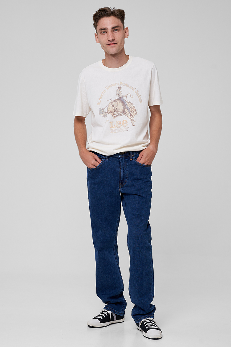 Джинси LEE Brooklyn Straight Regular Fit (L452JXXG) Темно-синій