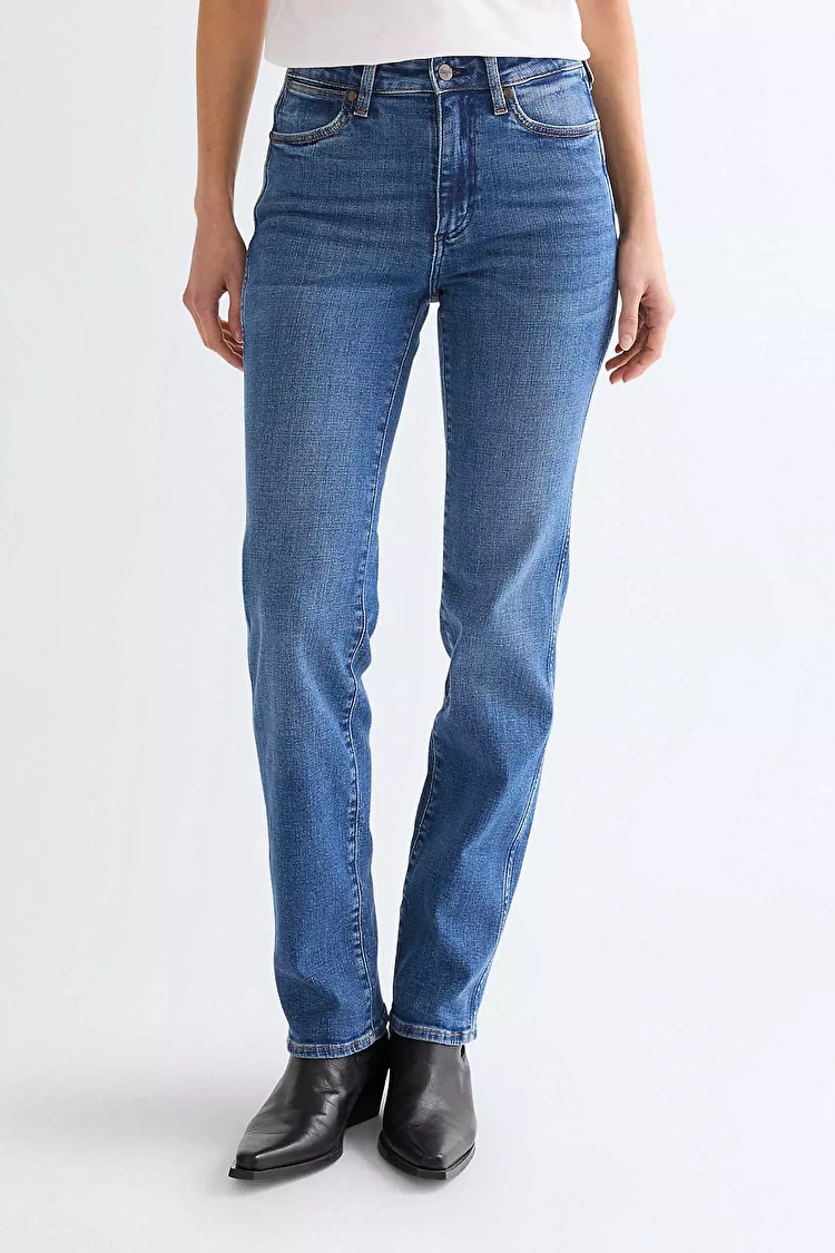 Джинси Wrangler STRAIGHT Straight Fit (112371166) Блакитний