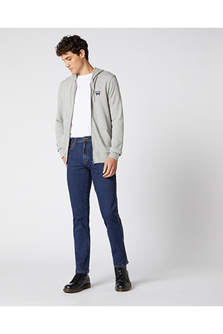 Толстовка Wrangler Sign Off Zipthru Regular Fit (W6B4HAX37) Серый