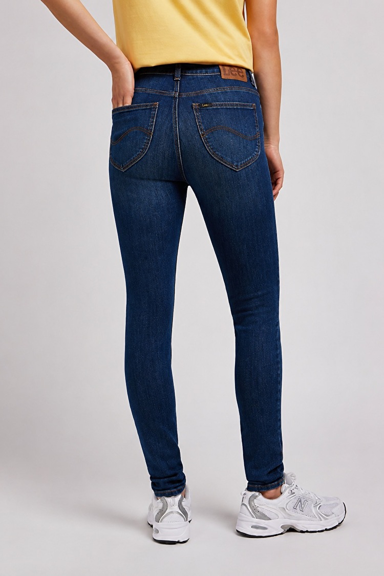 Джинси LEE Scarlett High Skinny Fit (L626QDDM) Синій