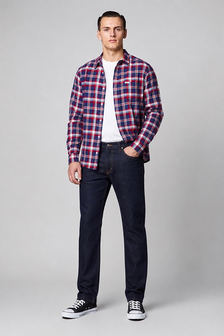 Джинси Wrangler Arizona Regular Fit (W12OXG023) Темно-синій