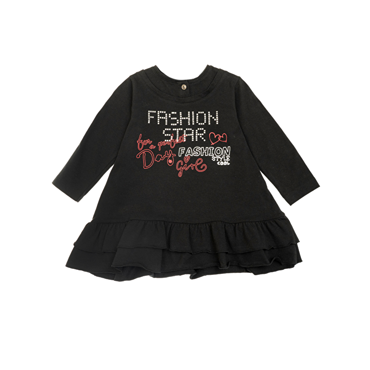 Комплект: Сукня, колготи Losan Mc baby girls (026-8035AD/63) Чорний