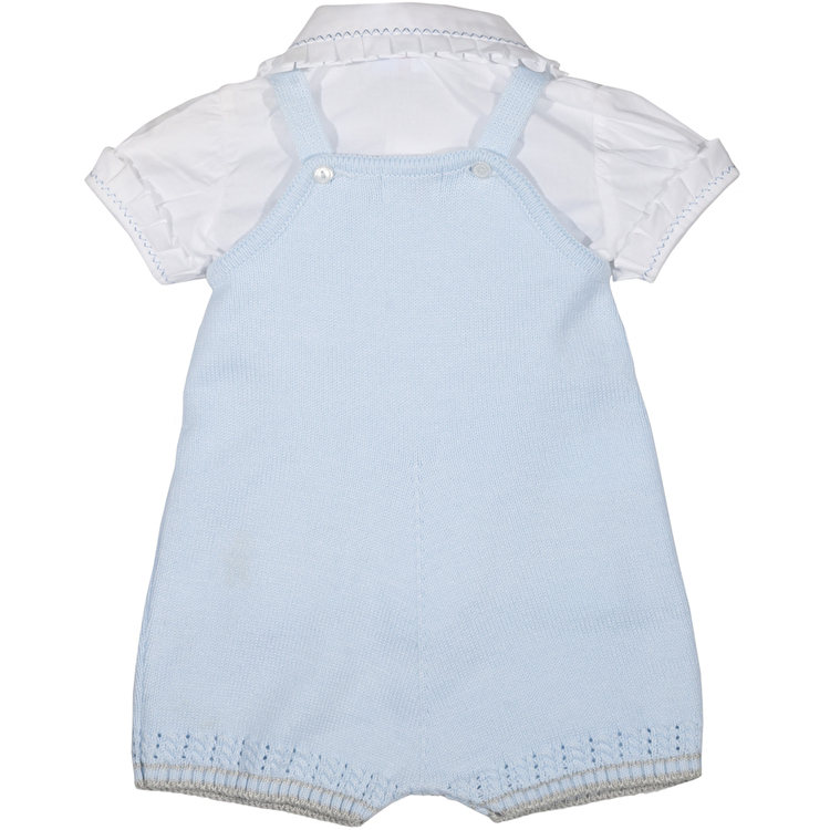 Комплект: Сорочка, комбінезон FOQUE Bebe (5301) Блакитний