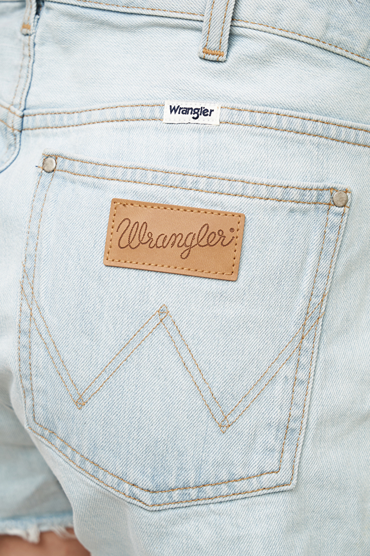 Шорты джинсовые Wrangler The Shorts Regular Fit (W27XVA243) Голубой