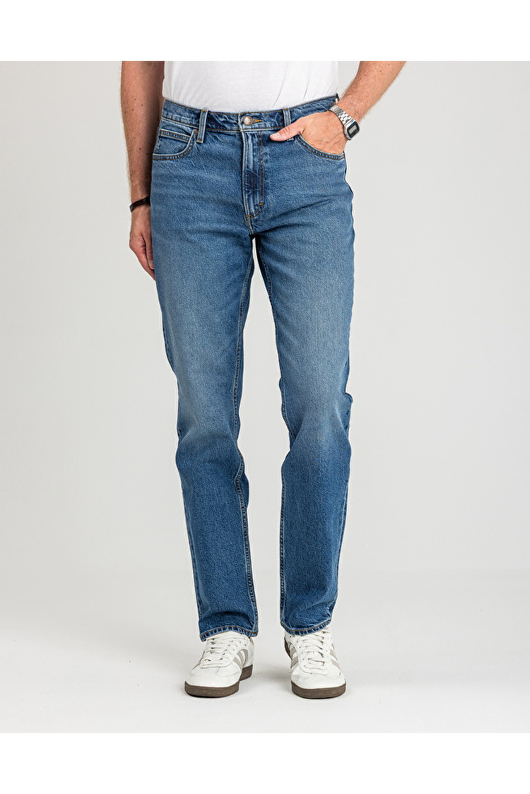 Джинси LEE WEST Regular Fit (112377679) Блакитний