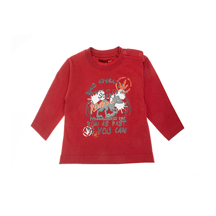 Футболка с длинным рукавом Losan Mc baby boys (027-1209AC/283) Темно-красный