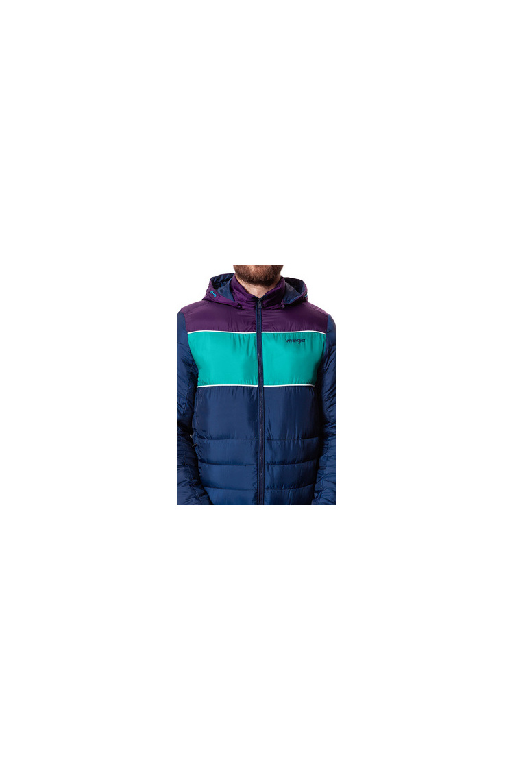 Куртка стеганная Wrangler 3 Colour Puffer Jacket Regular Fit (W4729WM35) Синий