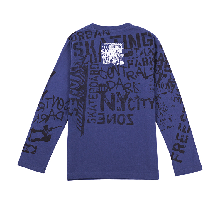 Футболка с длинным рукавом Losan Opt Junior (023-1006AA/33) Синий