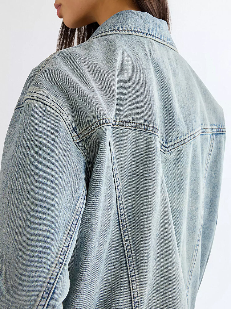Куртка Wrangler COWGIRL JACKET Relaxed Fit (112378131) Голубой