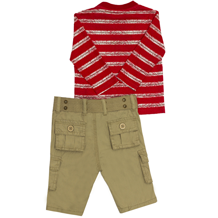 Комплект: Джемпер, брюки Losan Mc baby boys (017803603/579) Червоний