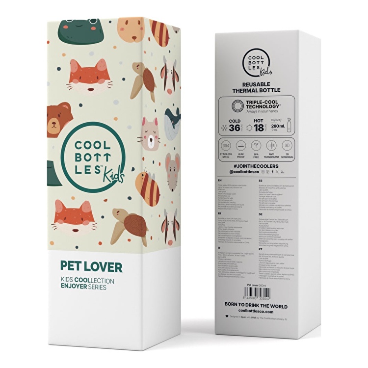 Термобутылка детская COOL BOTTLES Pet lover 260 мл. (0412V)
