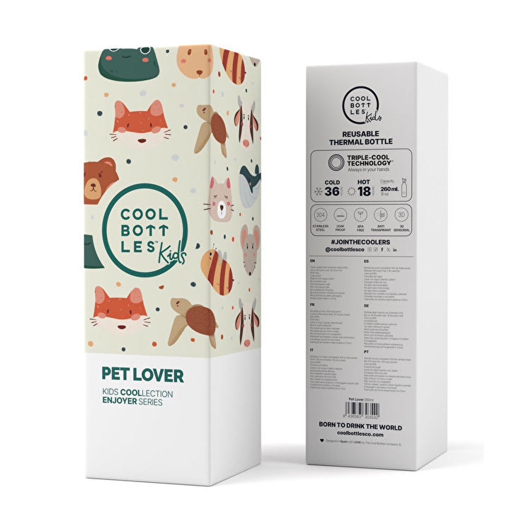 Термопляшка дитяча COOL BOTTLES Pet lover 260 мл. (0412V)