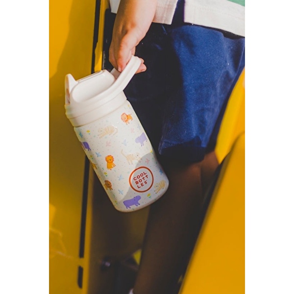 Термопляшка дитяча з силіконовим носиком COOL BOTTLES Roar time 350 мл. (0415V)