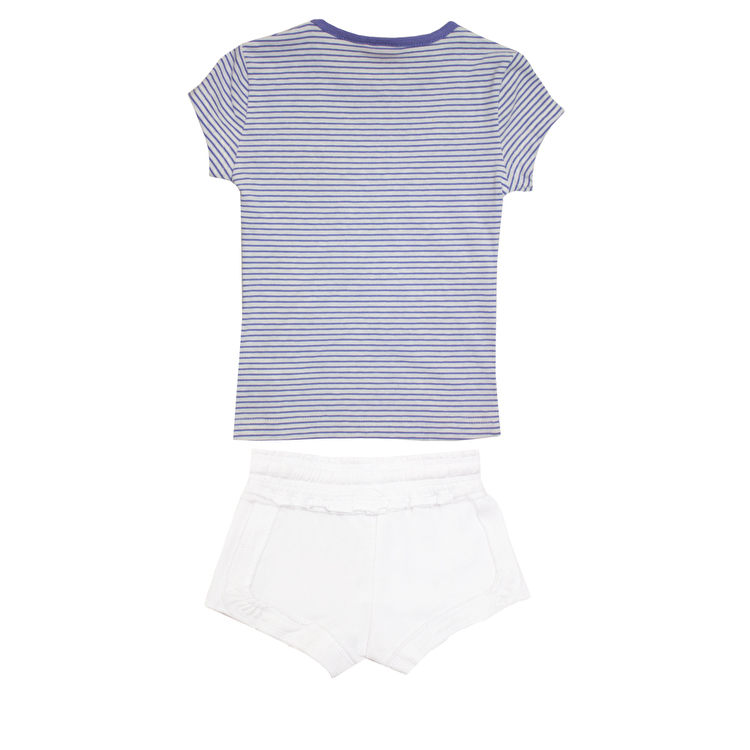 Комплект: Футболка та шорти Losan Mc baby girls (016802804/001) Білий