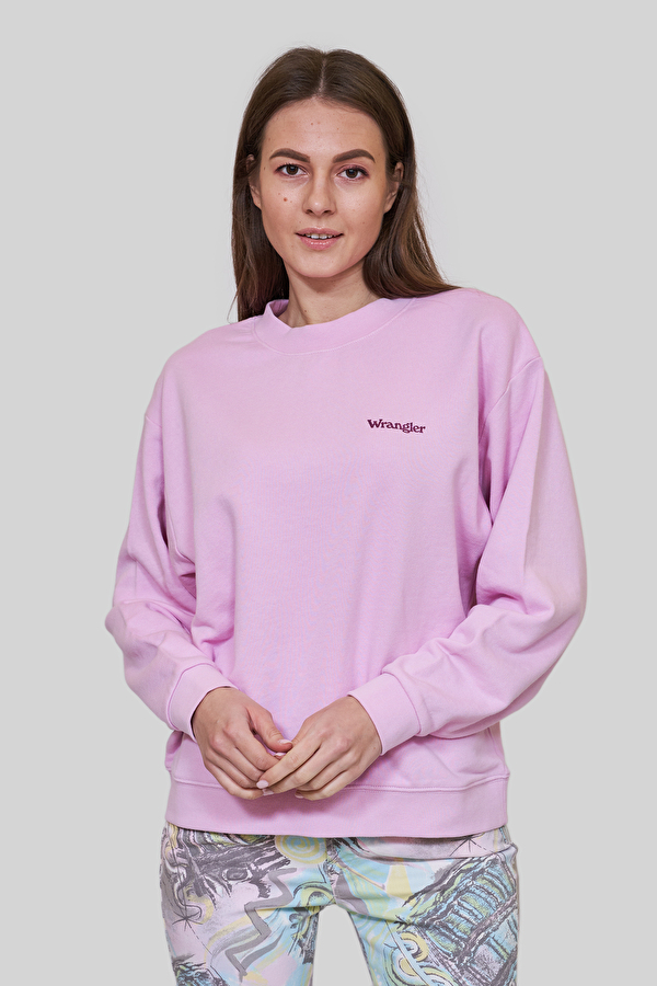 Світшот Wrangler Retro Sweatshirt Regular Fit (W6N0HAP34) Рожевий