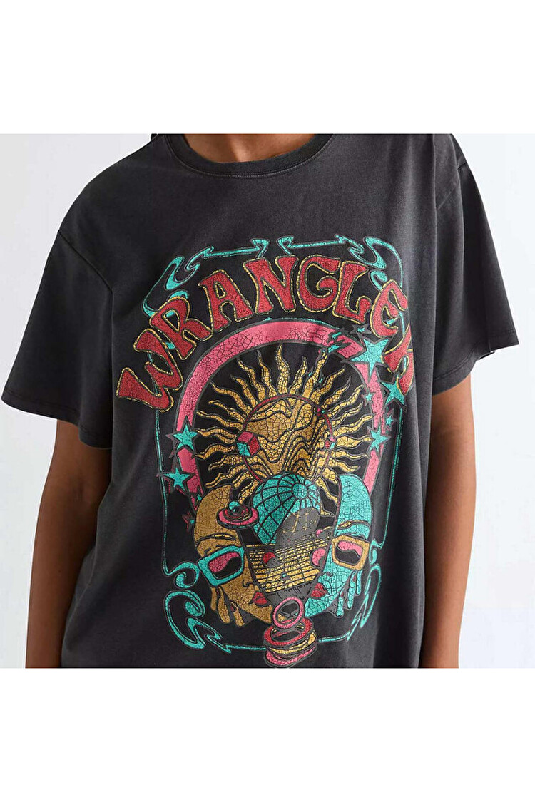 Футболка Wrangler Girlfriend Tee Regular Fit (112378023) Чорний